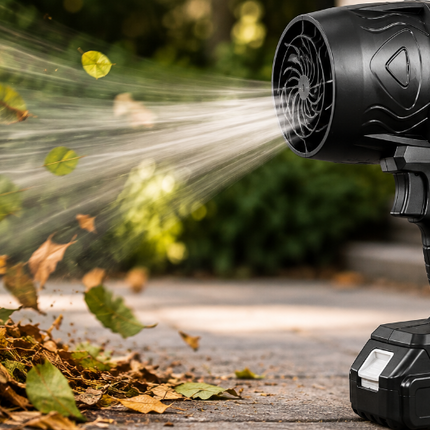 Cordless Rechargeable Handheld High-Power Fan with Battery & Charger