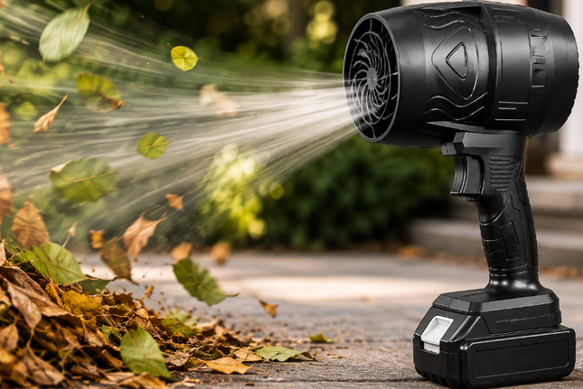Cordless Rechargeable Handheld High-Power Fan with Battery & Charger