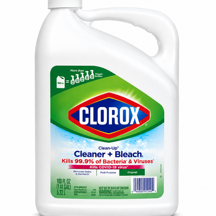 Clorox Clean-Up Cleaner + Bleach, Original – 180 fl oz (1.41 Gal)