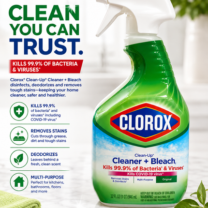 Clorox Clean-Up Cleaner + Bleach Original Spray – 32 fl oz