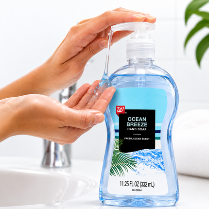 Walgreens Ocean Breeze Liquid Hand Soap, 11.25 fl oz – 2 Pack