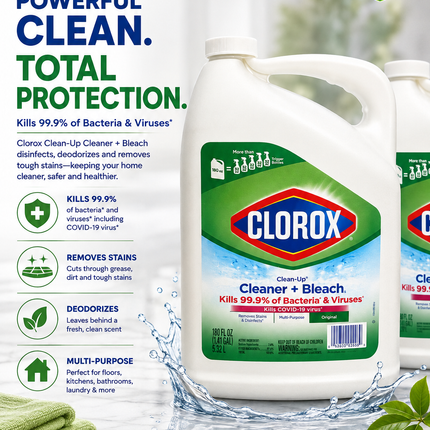 Clorox Clean-Up Cleaner + Bleach, Original – 180 fl oz (1.41 Gal)