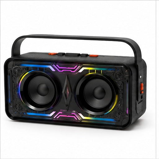 Mosovo H80 Portable Bluetooth Multimedia Speaker with TWS & LED Lights