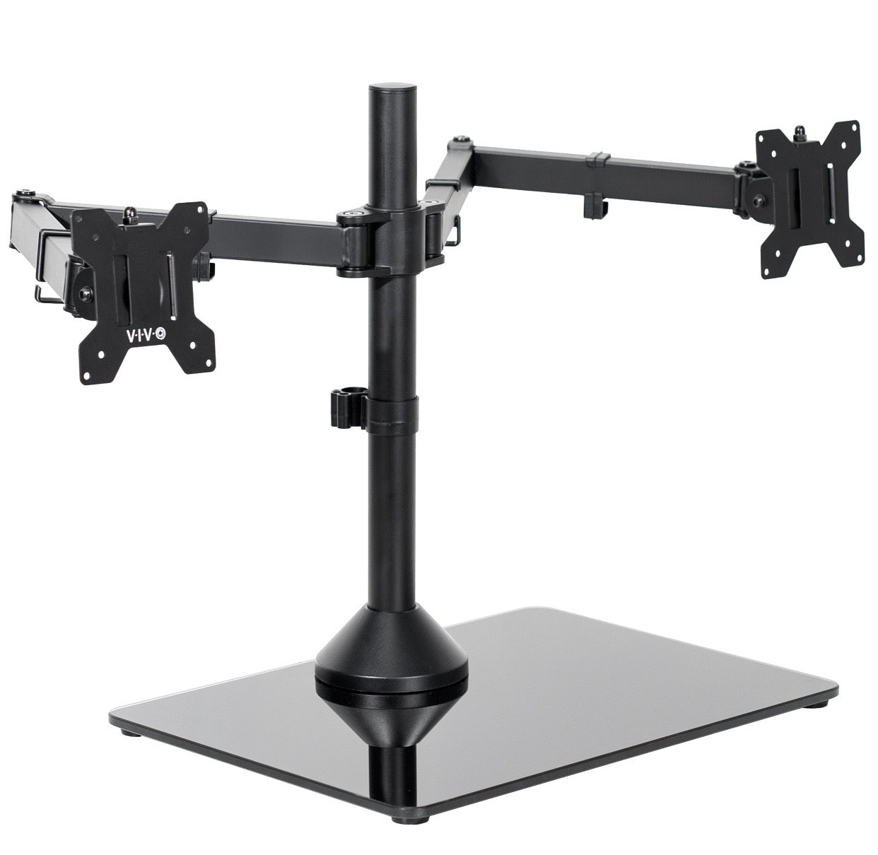 VIVO STAND-V002FG Dual Monitor Desk Stand – 13”–27” Screens