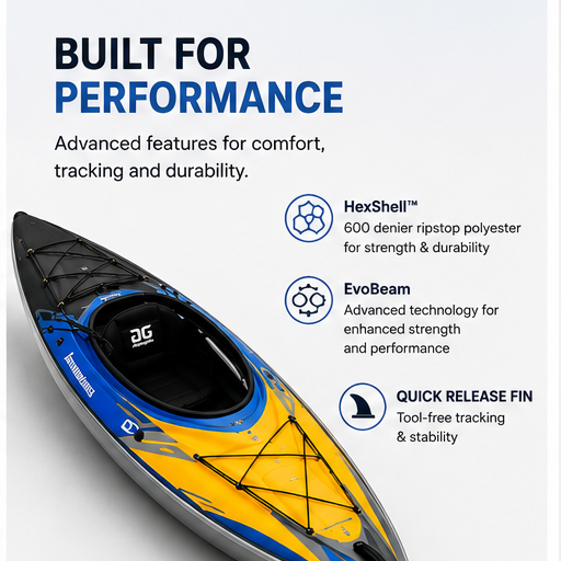 Aquaglide NOYO 90 Recreational Kayak – Stable & Comfortable